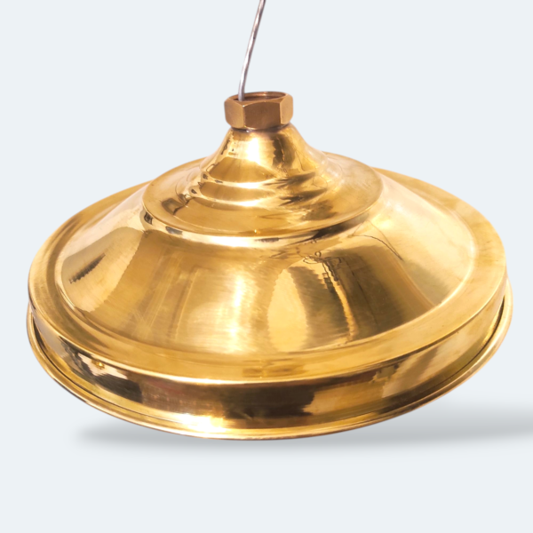 Vintage Brass Rain Showerhead - Image 3