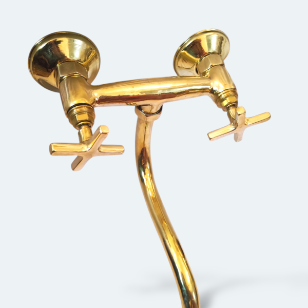 Wall-Mounted Brass Faucet - Image 5