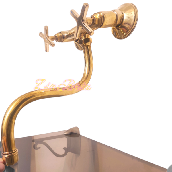 Wall-Mounted Brass Faucet - Image 7