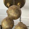 IMG-20260727-WA0203 Handcrafted 3-Globe Brass Cluster Chandelier – Triple Sphere Pendant Ceiling Light