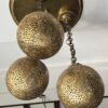 IMG-20260727-WA0260 Handcrafted 3-Globe Brass Cluster Chandelier – Triple Sphere Pendant Ceiling Light