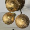 IMG-20260727-WA0488 Handcrafted 3-Globe Brass Cluster Chandelier – Triple Sphere Pendant Ceiling Light