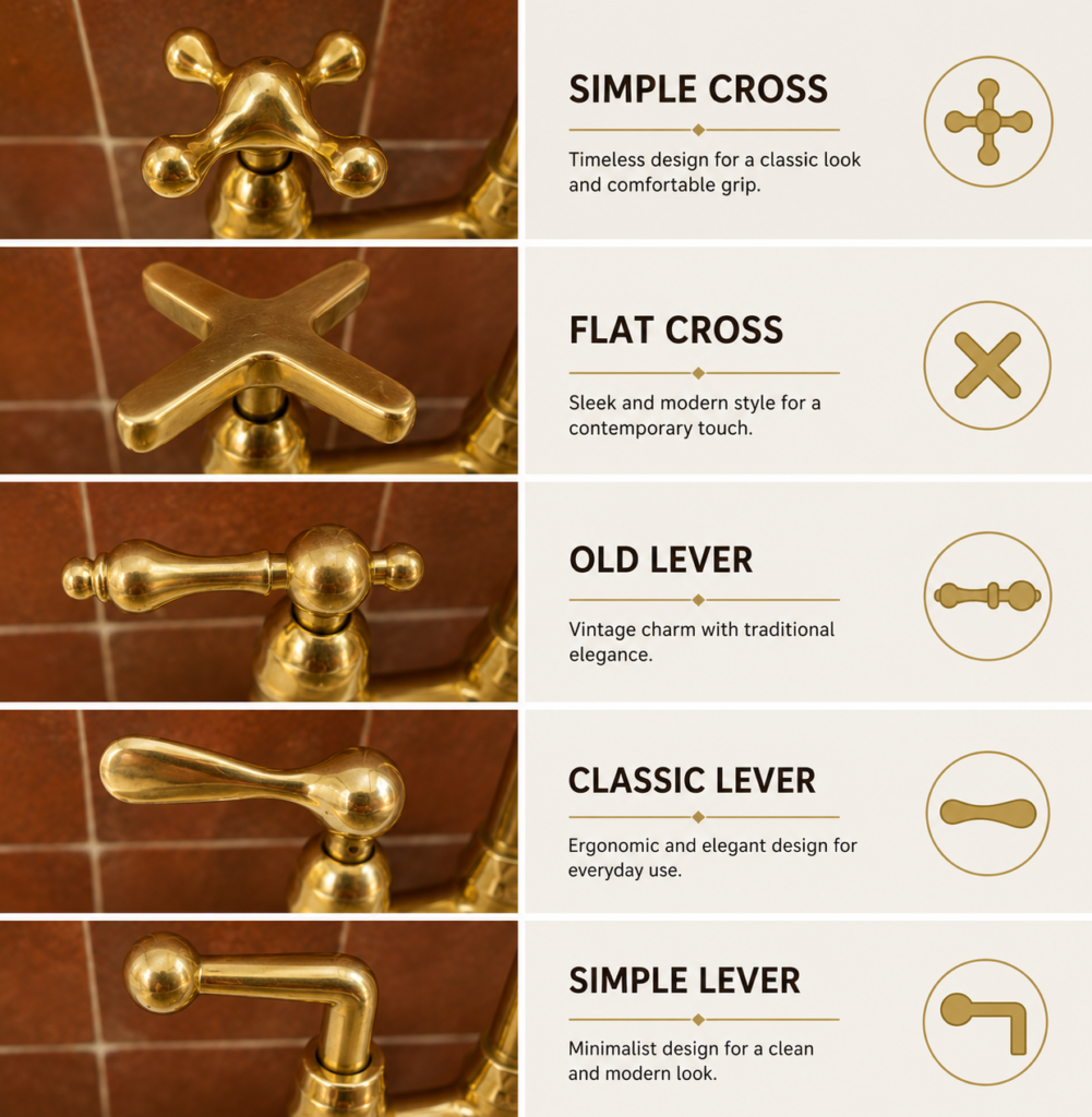 Luxury Polished Brass Wall-Mounted Kitchen Sink Mixer Tap