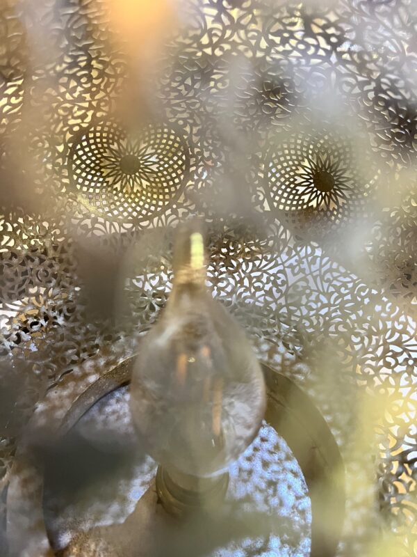 IMG-20260927-WA0157 Handmade Moroccan Brass Lantern – Moroccan Table Lamp with Intricate Filigree Design